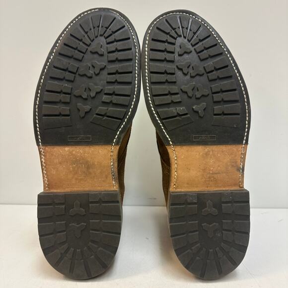 EXCELLENT Alden Indy 4011HC Mocc Toe Boot Snuff Suede Boots Made in USA 9.5 D main image 11